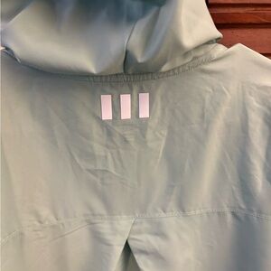 Women’s Adidas Pale Green Hooded Jacket XL